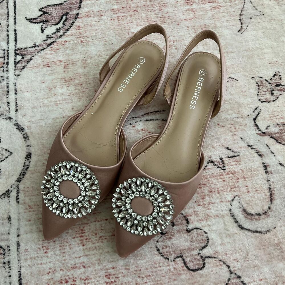 Nordstrom Women's Pink and Tan Ballet-shoes